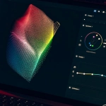 Концептуальная визуализация цифровой эстетики онлайн-казино